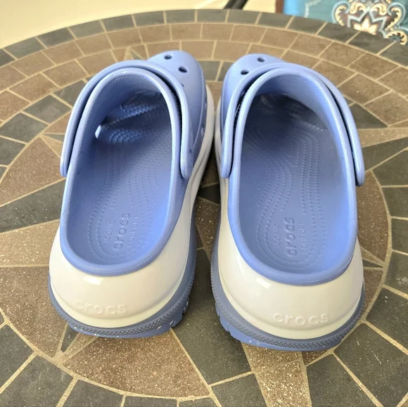 Crocs Mega Crush Platform Clogs in Elemental Blue - Picture 6 of 12